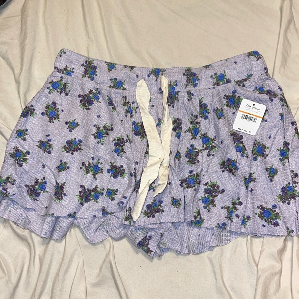 NWT Purple Floral Small Intimately Free People Shorts